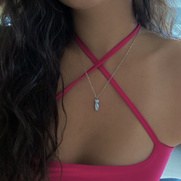 PREORDER Her Body Silver Necklace - Image 3