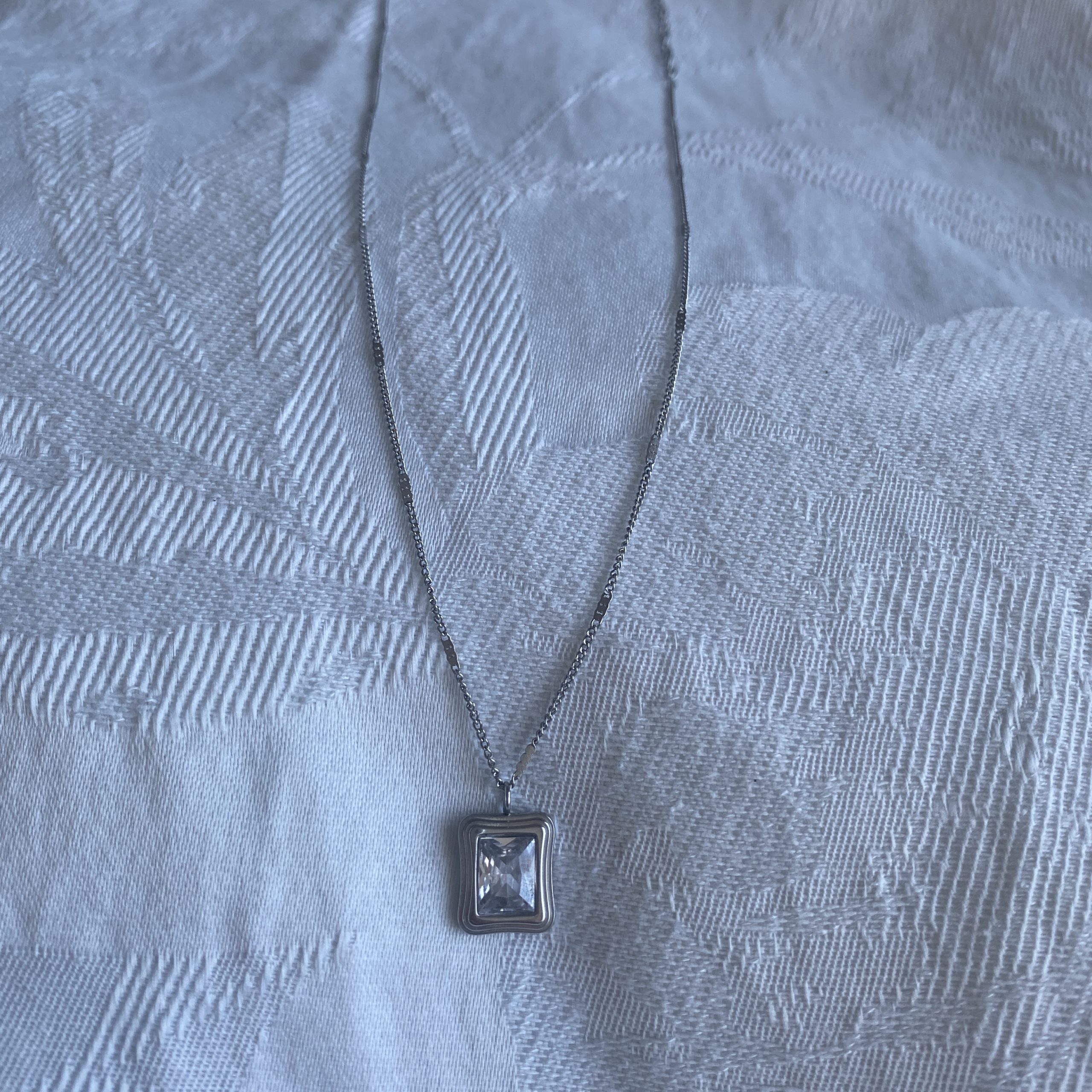 Amara Princess Silver Necklace - Image 3