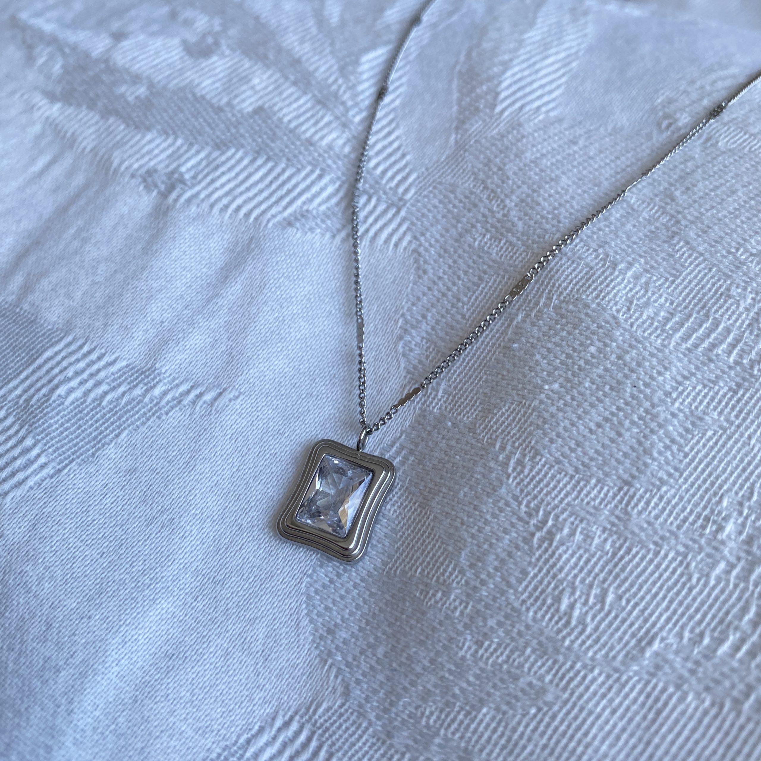 Amara Princess Silver Necklace - Image 2