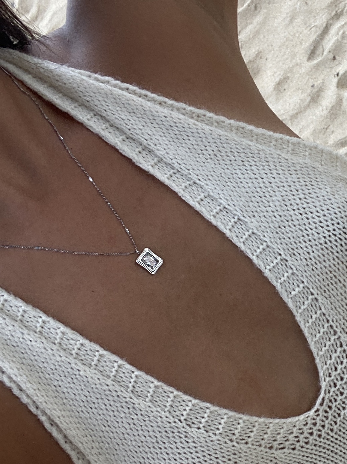 Amara Princess Silver Necklace
