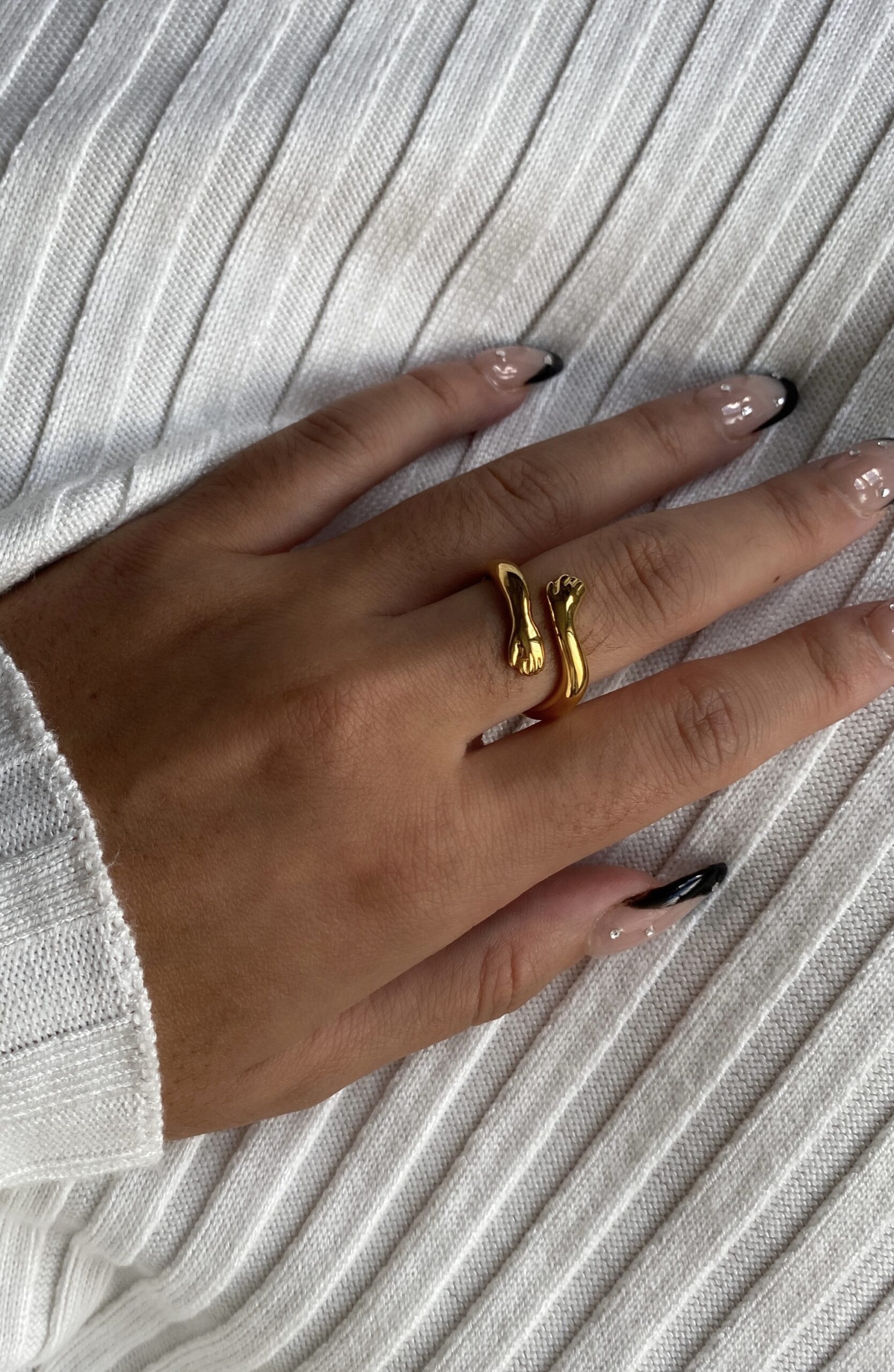 PREORDER Embrace Gold Ring - Image 3