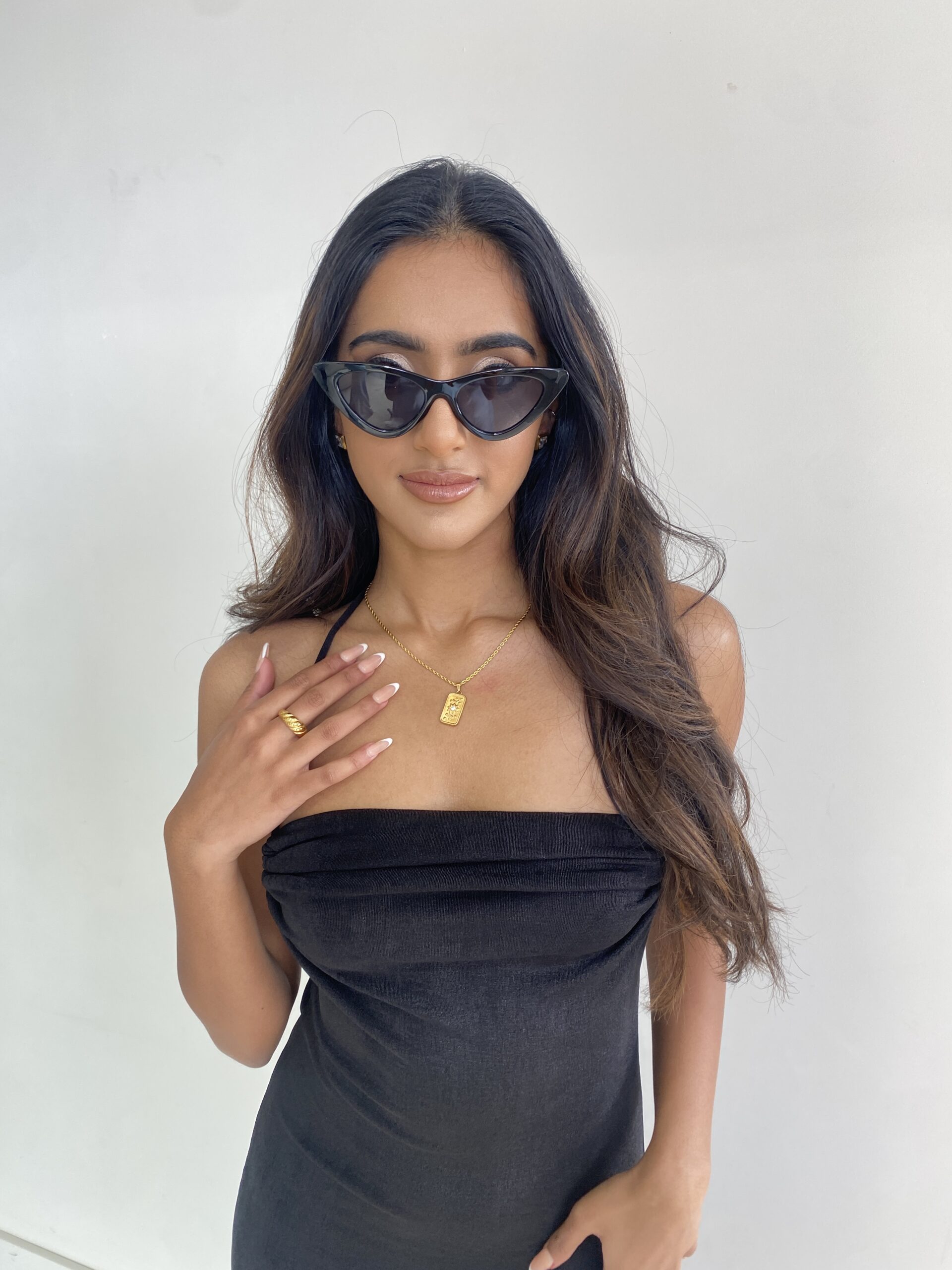 Minx Cat Eye Sunglasses - Black