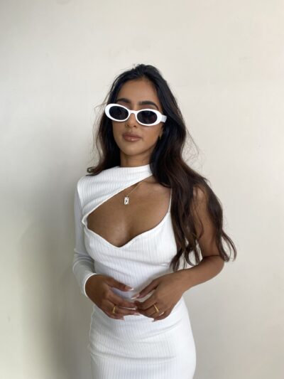 Jacinta Sunglasses- White