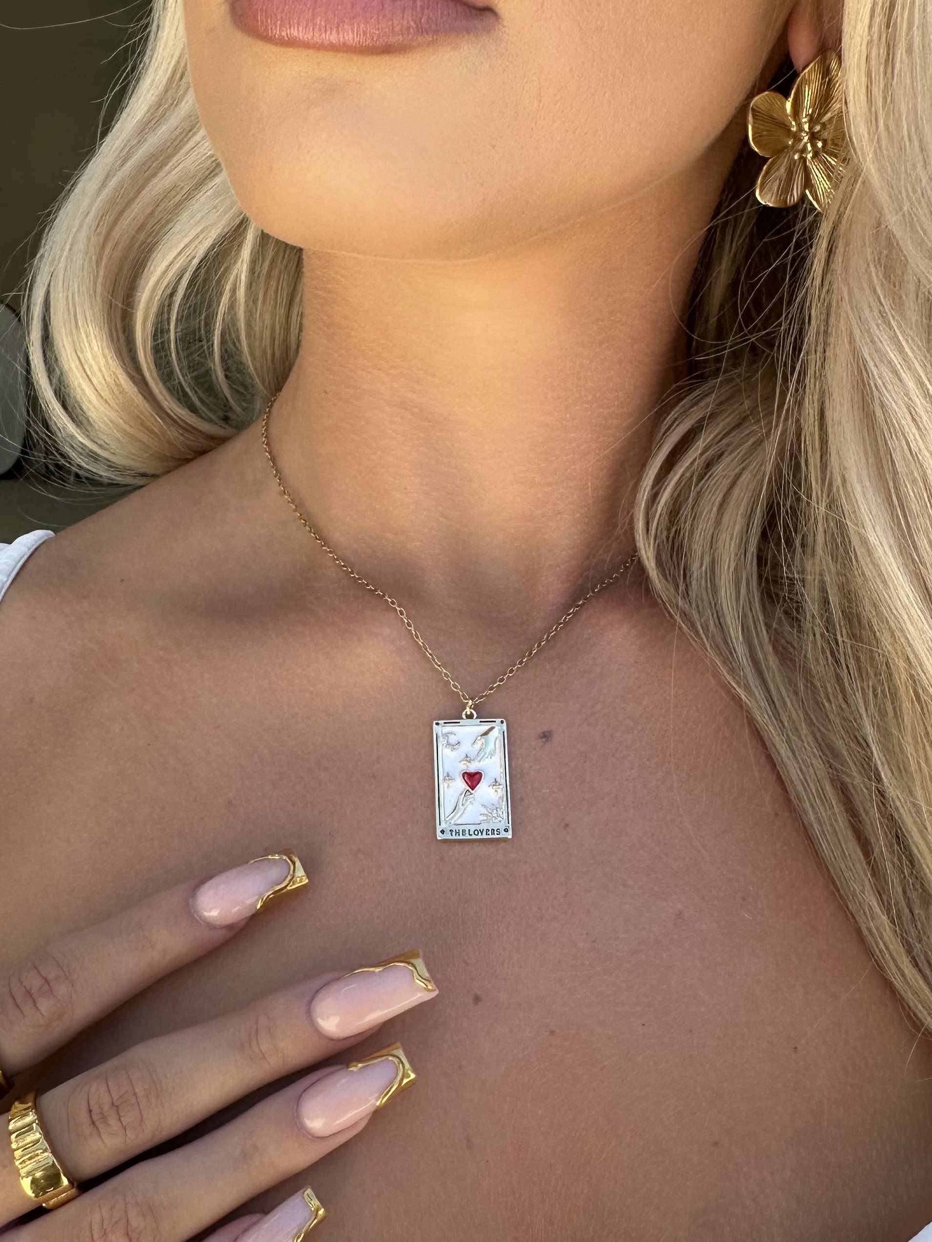 PREORDER The Lovers Tarot Necklace