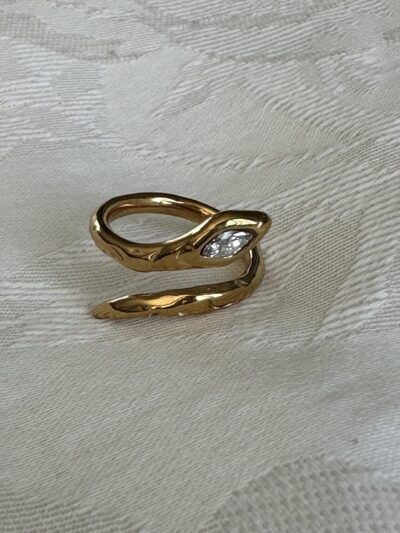Serpentine Gold Ring
